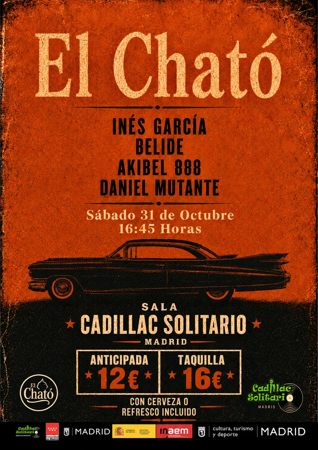 Asociación de Artistas El Cható: Inés García – Belide – Akibel 888 – Daniel Mutante