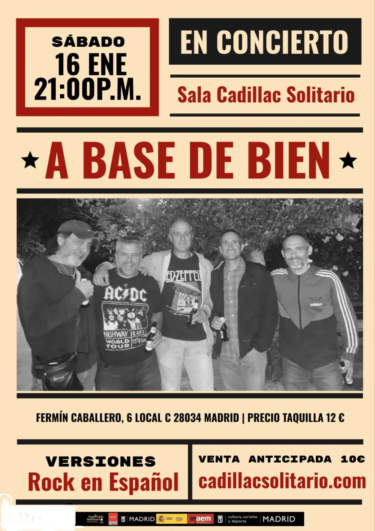 A Base de Bien – Versiones Rock en Español
