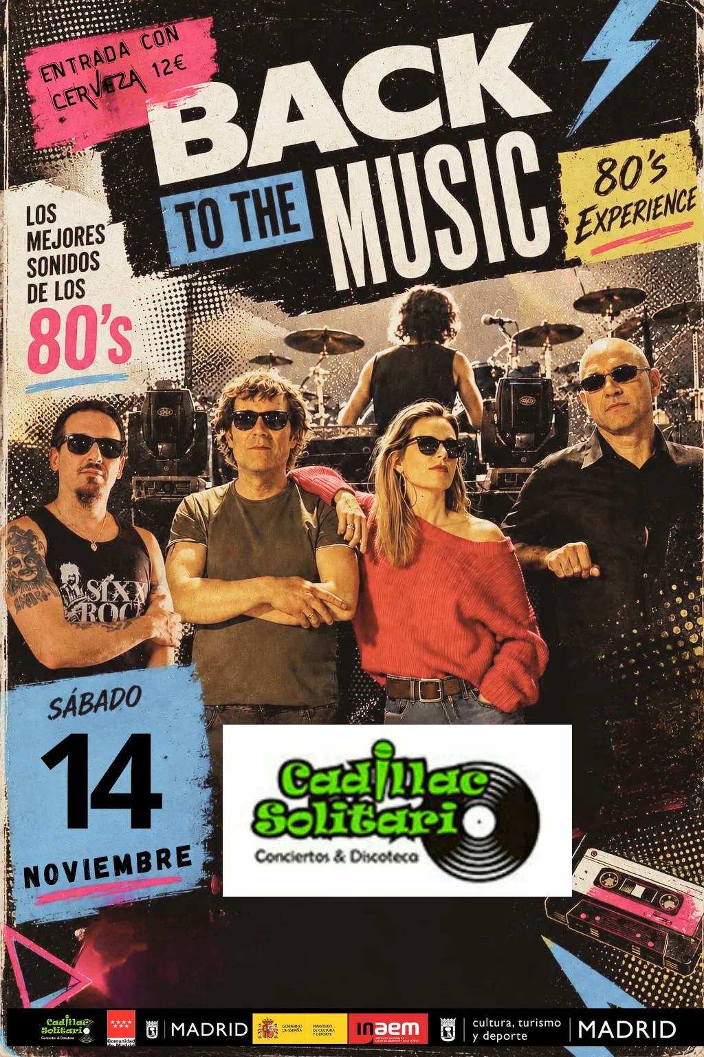 Back to the Music – Tributo 80s, Pop y Synthpop