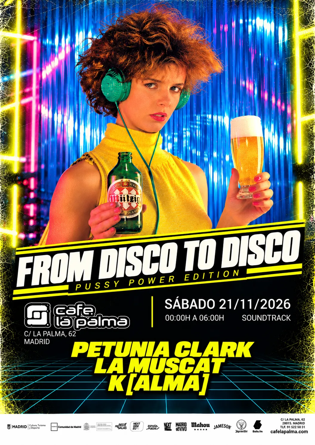 FROM DISCO TO DISCO PUSSY EDITION: PETUNIA CLARK + LA MUSCAT + K[ALMA]